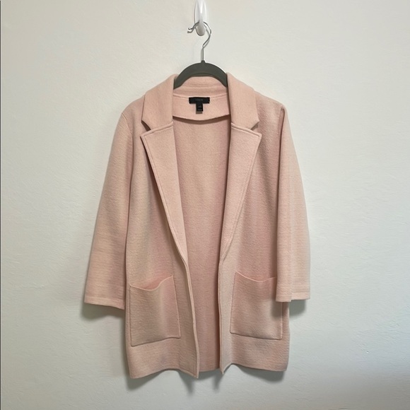 J. Crew Knit Sweater Blazer in Light Pink Size XXS - Picture 1 of 5